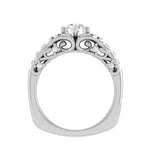 Load image into Gallery viewer, 0.50 cts. Solitaire Designer Platinum Diamond Engagement Ring  for Women JL PT WB6030E   Jewelove
