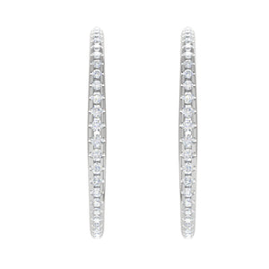 Platinum Diamond Earrings for Women JL PT E DH RD 113   Jewelove.US