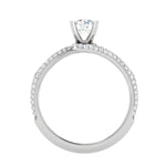 Load image into Gallery viewer, 0.50 cts Solitaire Split Shank Diamond Platinum Ring JL PT RP RD 194   Jewelove.US
