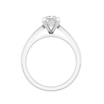 Load image into Gallery viewer, 0.30cts Princess Cut Diamond Platinum Solitaire Engagement Ring JL PT 52050   Jewelove.US
