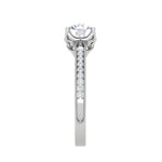 Load image into Gallery viewer, 0.50 cts Solitaire Diamond Shank Platinum Ring for Women JL PT RV RD 110   Jewelove
