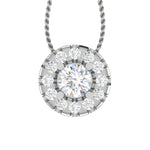 Load image into Gallery viewer, Designer Platinum with Diamond Solitaire Pendant JL PT PF RD 108   Jewelove.US
