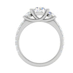 Load image into Gallery viewer, 0.70 cts Solitaire Platinum Shank Diamond Ring JL PT R3 RD 121   Jewelove.US
