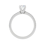 Load image into Gallery viewer, 0.50 cts Solitaire Diamond Shank Platinum Ring JL RC RD 259   Jewelove.US
