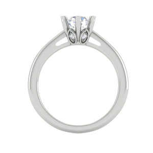 0.70 cts Solitaire 6 Prongs Platinum Ring JL PT RS RD 114   Jewelove.US