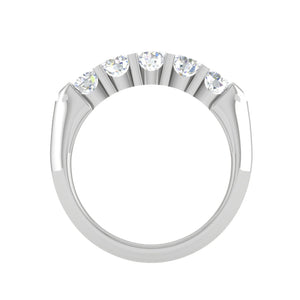 15 Pointer Diamond Platinum Ring for Women JL PT WB RD 106   Jewelove