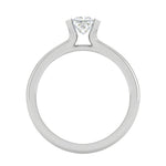 Load image into Gallery viewer, 0.50 cts Princess Cut Solitaire Platinum Ring JL PT RS PR 189   Jewelove.US
