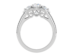 Load image into Gallery viewer, 0.50 cts Solitaire with Split Shank Platinum Ring JL PT R3 RD 173   Jewelove.US
