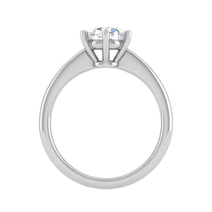 0.30 cts Solitaire Platinum Ring for Women JL PT RS PR 133   Jewelove