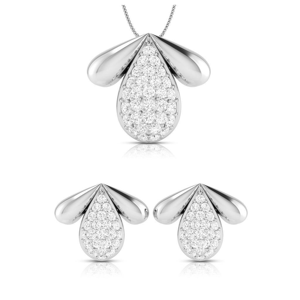 Beautiful Platinum Diamond Pendant for Women JL PT P 41-A  Pendant-Set Jewelove.US