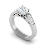 Load image into Gallery viewer, 0.50 cts. Solitaire Diamond Shank Platinum Ring JL PT IM1704   Jewelove.US
