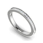 Load image into Gallery viewer, Diamond Half Eternity Platinum Ring for Women JL PT WB RD 140   Jewelove
