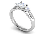 Load image into Gallery viewer, 0.50 cts Solitaire Platinum Diamond Ring JL PT R3 RD 162   Jewelove.US
