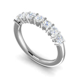 Load image into Gallery viewer, 7 Diamond Platinum Ring for Women JL PT WB RD 112   Jewelove
