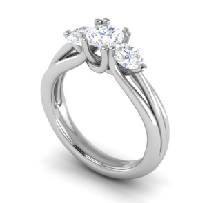 0.50 cts Solitaire Platinum Ring JL PT R3 RD 147   Jewelove.US