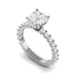 Load image into Gallery viewer, 0.50 cts Solitaire Platinum Diamond Shank Ring JL PT RERSS1221   Jewelove.US
