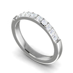 Load image into Gallery viewer, Diamond Half Eternity Platinum Ring for Women JL PT WB RD 144   Jewelove
