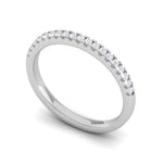 Load image into Gallery viewer, Half Eternity Diamond Platinum Ring for Women JL PT WB RD 149   Jewelove
