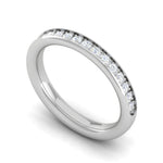 Load image into Gallery viewer, Platinum Half Eternity Diamond Ring for Women JL PT WB RD 131   Jewelove
