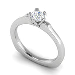 Load image into Gallery viewer, 0.50 cts Solitaire Platinum Ring JL PT RS RD 140   Jewelove.US
