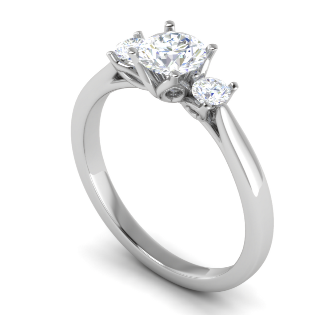 0.50 cts Solitaire Platinum Ring JL PT R3 RD 155   Jewelove.US