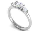 Load image into Gallery viewer, 0.50 cts Solitaire Platinum Diamond Ring JL PT R3 RD 164   Jewelove.US
