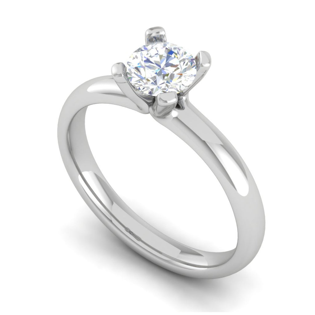 0.50 cts Solitaire Platinum Ring JL PT RS RD 174   Jewelove