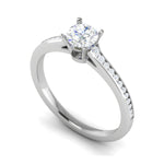 Load image into Gallery viewer, 0.50 cts Solitaire Diamond Shank Platinum Ring JL PT RC RD 262   Jewelove.US
