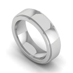 Load image into Gallery viewer, Plain Platinum Ring for Men JL PT MB 129   Jewelove.US
