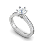 Load image into Gallery viewer, 0.50cts Solitaire Diamond Platinum Ring JL PT RV CU 105   Jewelove.US
