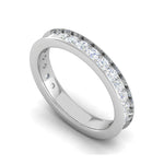 Load image into Gallery viewer, Platinum Half Eternity Diamond Ring for Women JL PT WB RD 102   Jewelove
