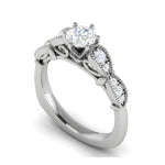 Load image into Gallery viewer, 0.50 cts. Solitaire Designer Platinum Diamond Engagement Ring  for Women JL PT WB6031E   Jewelove
