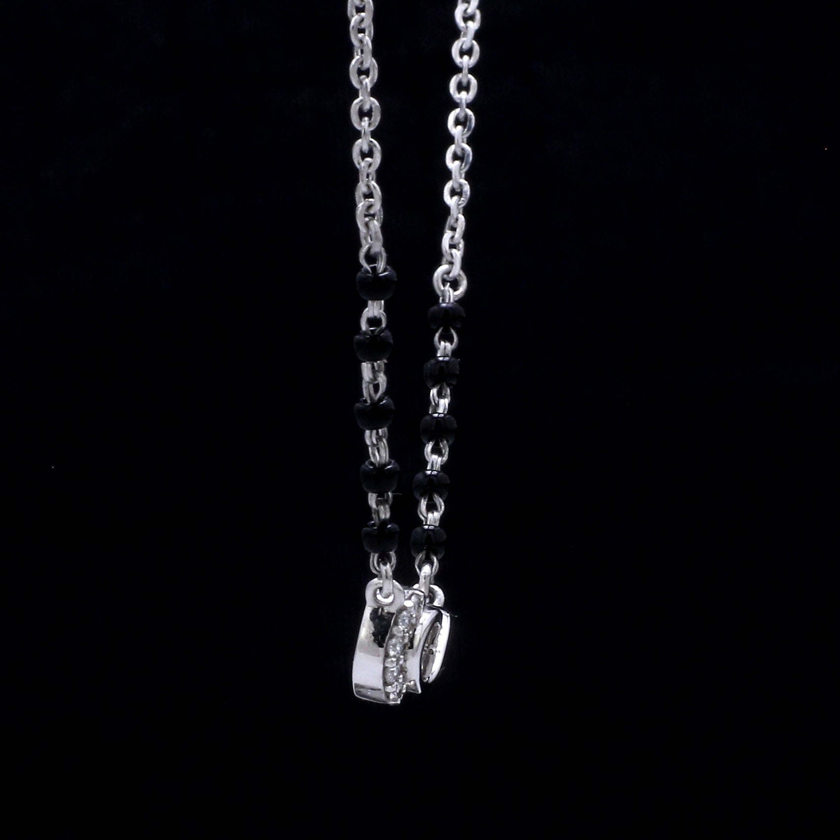 Platinum Diamond Mangalsutra Pendant with Chain JL PT MS 102   Jewelove.US