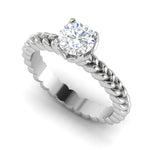 Load image into Gallery viewer, 0.50 cts Solitaire Platinum Ring JL PT RS RD 121   Jewelove.US
