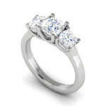 Load image into Gallery viewer, 0.50cts. Cushion Solitaire Diamond Platinum Ring JL PT R3 CU 127   Jewelove.US
