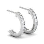 Load image into Gallery viewer, Platinum Diamond Earrings JL PT E DH RD 104  VVS-GH Jewelove.US
