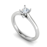 Load image into Gallery viewer, 0.50 cts Princess Cut Solitaire Platinum Diamonds Ring JL PT RS PR 182   Jewelove.US
