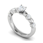 Load image into Gallery viewer, 0.50 cts Solitaire Platinum Diamonds Ring JL PT RC RD 263   Jewelove.US
