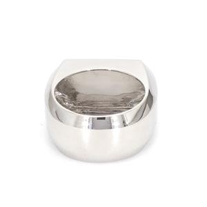 Heavy Platinum Flat Top Ring for Men JL PT 1210   Jewelove.US