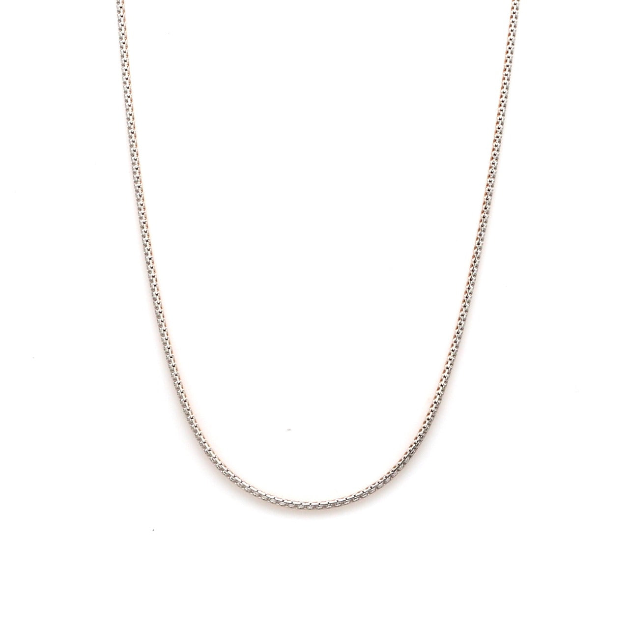 Platinum & Rose Gold Unisex Chain JL PT CH 1128   Jewelove.US