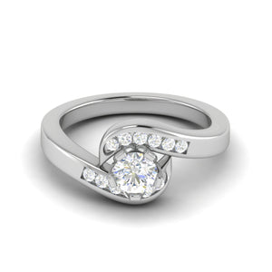 0.30 cts Solitaire Diamond Platinum Ring JL PT RP RD 139   Jewelove.US