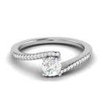 Load image into Gallery viewer, 0.50 cts Solitaire Shank Diamond Platinum Ring JL PT RP RD 215   Jewelove.US
