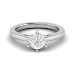 Load image into Gallery viewer, 0.50 cts Solitaire Platinum Ring JL PT RS RD 138   Jewelove.US
