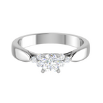 Load image into Gallery viewer, 0.50 cts Solitaire Platinum Diamonds Ring JL PT RC RD 261   Jewelove.US
