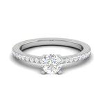 Load image into Gallery viewer, 0.50 cts Solitaire Platinum Diamonds Ring JL PT RC RD 260   Jewelove.US
