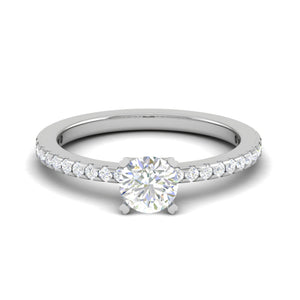 0.50 cts Solitaire Platinum Diamonds Ring JL PT RC RD 260   Jewelove.US