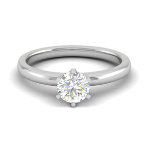 0.30 cts Solitaire Platinum Ring JL PT RS RD 176   Jewelove.US