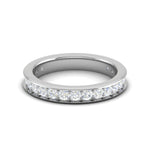 Load image into Gallery viewer, Platinum Half Eternity Diamond Ring for Women JL PT WB RD 102  VVS-GH Jewelove
