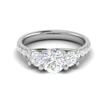 Load image into Gallery viewer, 0.70 cts Solitaire Platinum Shank Diamond Ring JL PT R3 RD 121   Jewelove.US
