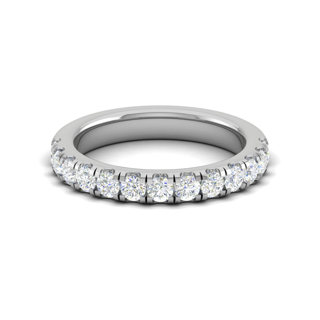 8 Pointer Platinum Diamond Ring for Women JL PT WB RD 103  VVS-GH Jewelove